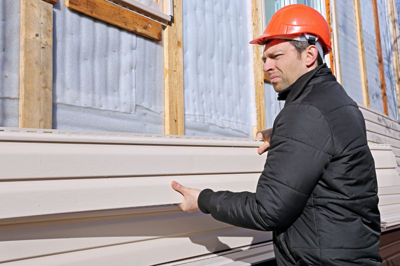 Experienced siding installer